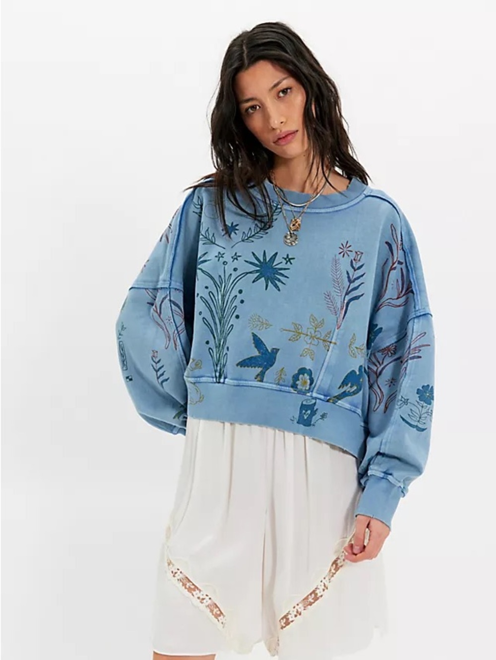 Free People Gaia Sweatshirt - Picture 1 of 8
